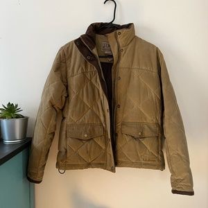 LLBean upcountry waxed-cotton down jacket